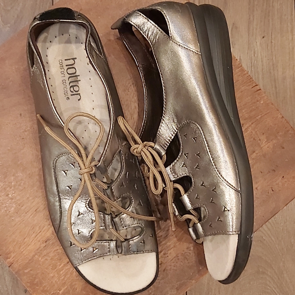 Hotter Tahiti lace-up sandals